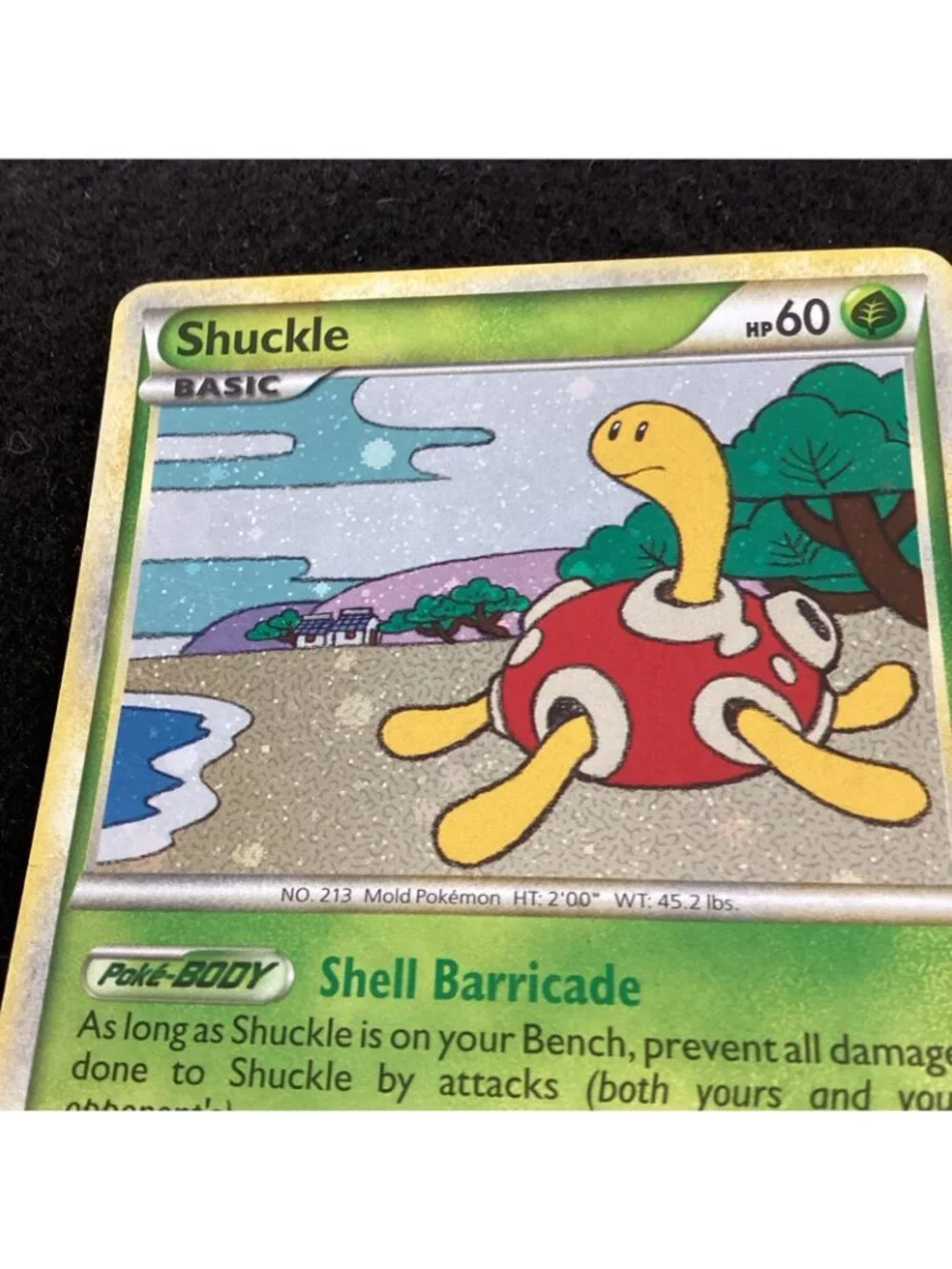 Shuckle 11/123 Heartgold & Soulsilver Pokemon TCG Card Holo Rare 2010 EX Cond